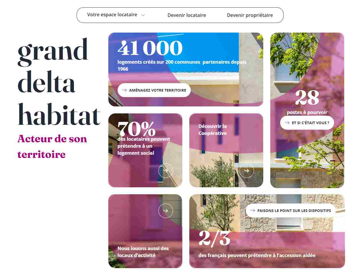 Grand delta habitat